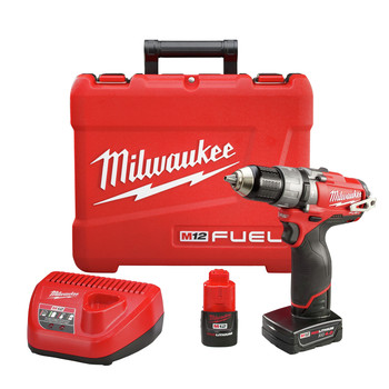 Milwaukee 2404-22 M12 FUEL 12V Cordless Lithium-Ion 1\/2 in. Hammer Drill Driver