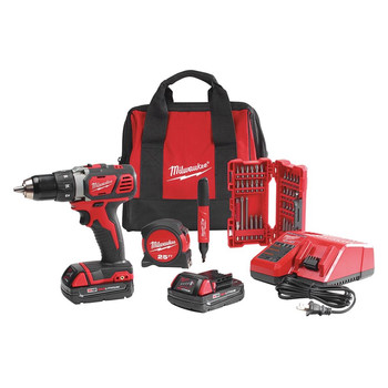 Milwaukee 2606-22CTP M18 18V Cordless Lithium-Ion 1\/2 in. Drill Driver Contractor Kit