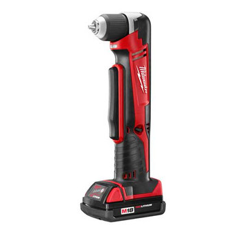 Milwaukee 2615-21CT M18 18V Cordless Lithium-Ion 3\/8 in. Right Angle Drill Driver Kit with Compact Battery