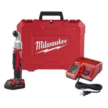 Milwaukee 2667-21CT M18 18V Cordless Lithium-Ion 1\/4 in. 2-Speed Right Angle Impact Driver Kit