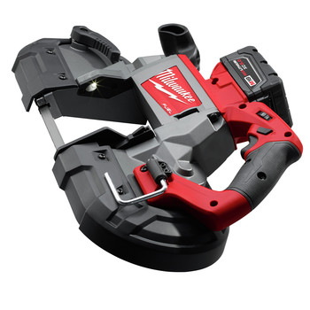 Milwaukee 2729-21 M18 FUEL 18V Cordless Lithium-Ion Deep Cut Band Saw with XC 4.0 Ah Battery