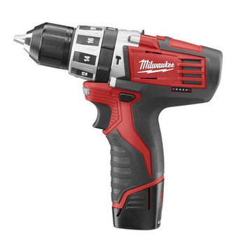 Milwaukee 2411-82 M12 12V Cordless Lithium-Ion 3\/8 in. Hammer Drill Driver Kit