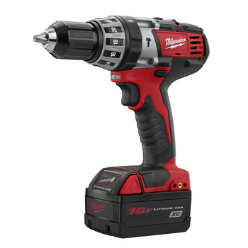 Milwaukee 2602-82 M18 18V Cordless Lithium-Ion 1\/2 in. Hammer Drill Driver Kit