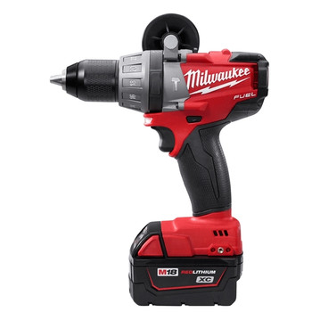 Milwaukee 2604-82 M18 FUEL 18V Cordless Lithium-Ion Hammer Drill with XC Batteries