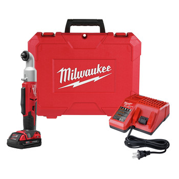 Milwaukee 2667-81CT M18 18V Cordless Lithium-Ion 1\/4 in. 2-Speed Right Angle Impact Driver Kit