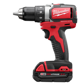 Milwaukee 2701-82CT M18 1\/2 in. Cordless Lithium-Ion Compact Brushless Drill Driver Kit