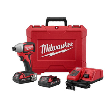 Milwaukee 2750-82 18V Brushless Lithium-Ion 1\/4 in. Hex Impact Driver Kit Milwaukee 2750-82 18V Brushless Lithium-Ion 1\/4 in. Hex Impact Driver Kit