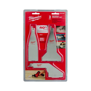 Milwaukee 49-22-5403 3-Piece Material Removal Blade Set Milwaukee 49-22-5403 3-Piece Material Removal Blade Set