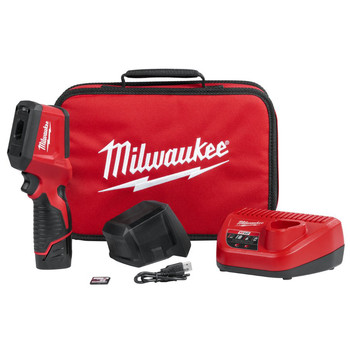 Milwaukee 2258-21 M12 12V 1.5Ah Cordless Lithium-Ion 102 x 77 Infrared Camera Kit Milwaukee 2258-21 M12 12V 1.5Ah Cordless Lithium-Ion 102 x 77 Infrared Camera Kit