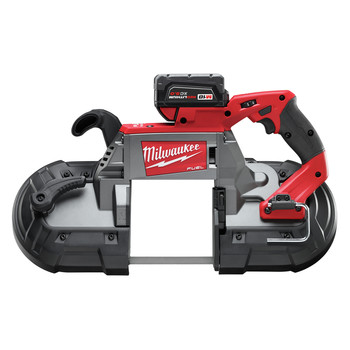 Milwaukee 2729-21 M18 FUEL Cordless Lithium-Ion Deep Cut Band Saw with XC 5.0 Ah Battery Milwaukee 2729-21 M18 FUEL Cordless Lithium-Ion Deep Cut Band Saw with XC 5.0 Ah Battery