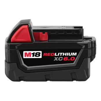 Milwaukee 48-11-1860 M18 REDLITHIUM XC 6 Ah Lithium-Ion Battery Milwaukee 48-11-1860 M18 REDLITHIUM XC 6 Ah Lithium-Ion Battery