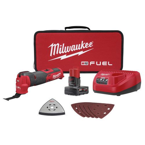 Milwaukee 2526 21xc M12 Fuel Brushless Lithium Ion Cordless Oscillating Multi Tool Kit 4 Ah Cpo Milwaukee