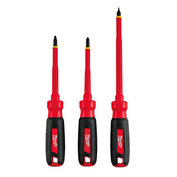 Milwaukee 48-22-2202 3 Pc Insulated Screwdriver Set Milwaukee 48-22-2202 3 Pc Insulated Screwdriver Set