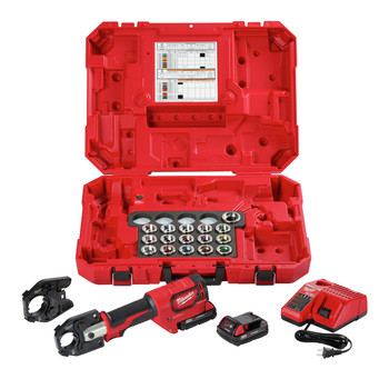 Milwaukee 2679-750C M18 FORCE LOGIC 600 MCM Cu Crimper Kit with 750 MCM Expanded Jaw Milwaukee 2679-750C M18 FORCE LOGIC 600 MCM Cu Crimper Kit with 750 MCM Expanded Jaw