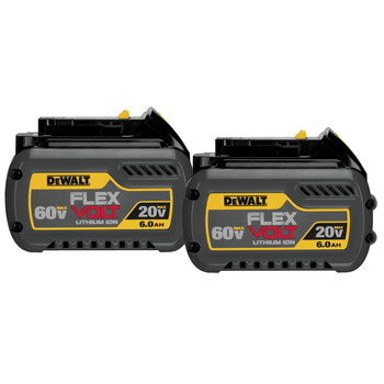 PRODUCTS | Dewalt DCB606-2 (2/Pack) 20V/60V MAX FLEXVOLT 6 Ah Lithium-Ion Battery