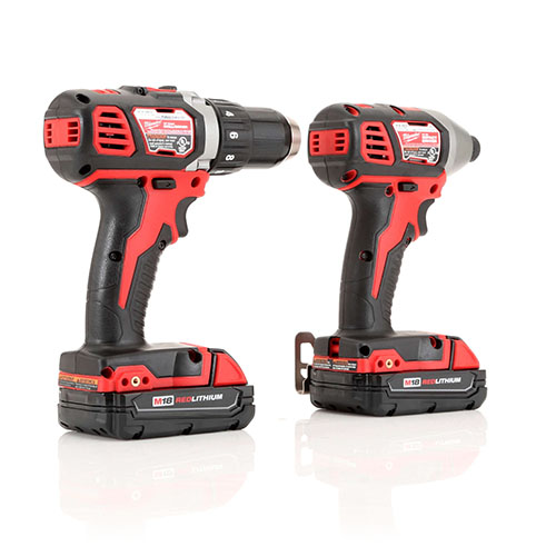 Milwaukee 2691 22 M18 Lithium Ion 1 2 In Cordless Drill Driver And 1 4 In Impact Driver Combo Kit Cpo Milwaukee