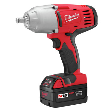 Milwaukee 2663-22 M18 18V Cordless 1/2 in. Lithium-Ion Impact Wrench with 2 Batteries Milwaukee 2663-22 M18 18V Cordless 1/2 in. Lithium-Ion Impact Wrench with 2 Batteries