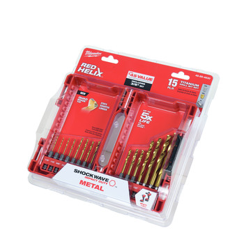 Milwaukee 48-89-4630 Shockwave 15-Piece Tin Kit Milwaukee 48-89-4630 Shockwave 15-Piece Tin Kit