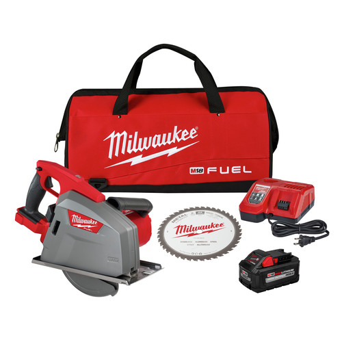Milwaukee 2982 21 M18 Fuel Lithium Ion Metal Cutting 8 In Cordless Circular Saw Kit 8 Ah Cpo Milwaukee
