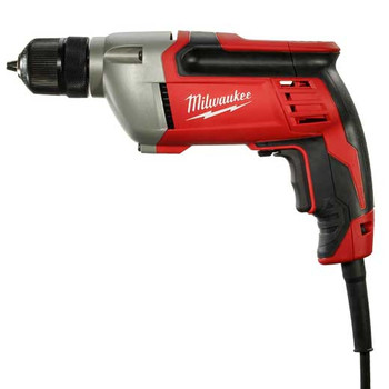 Milwaukee 0240-20 8 Amp 0 - 2800 RPM 3/8 in. Corded Drill with Soft Grip Handle Milwaukee 0240-20 8 Amp 0 - 2800 RPM 3/8 in. Corded Drill with Soft Grip Handle