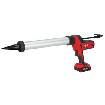 Milwaukee 2642-21CT M18 18V Cordless Lithium-Ion Caulk/Adhesive Gun with 20 oz. Sausage Carriage Milwaukee 2642-21CT M18 18V Cordless Lithium-Ion Caulk/Adhesive Gun with 20 oz. Sausage Carriage