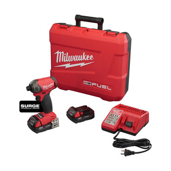 Milwaukee 2760-22CT M18 FUEL SURGE 2.0 Ah 1/4 in. Hex Hydraulic Impact Driver Kit Milwaukee 2760-22CT M18 FUEL SURGE 2.0 Ah 1/4 in. Hex Hydraulic Impact Driver Kit