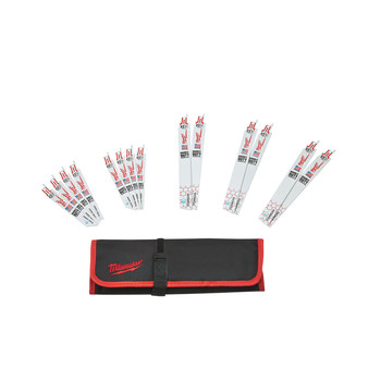 Milwaukee 49-22-1131 Ice Hardened Sawzall Reciprocating Saw Blade 14 Piece Metal Cutting Set Milwaukee 49-22-1131 Ice Hardened Sawzall Reciprocating Saw Blade 14 Piece Metal Cutting Set
