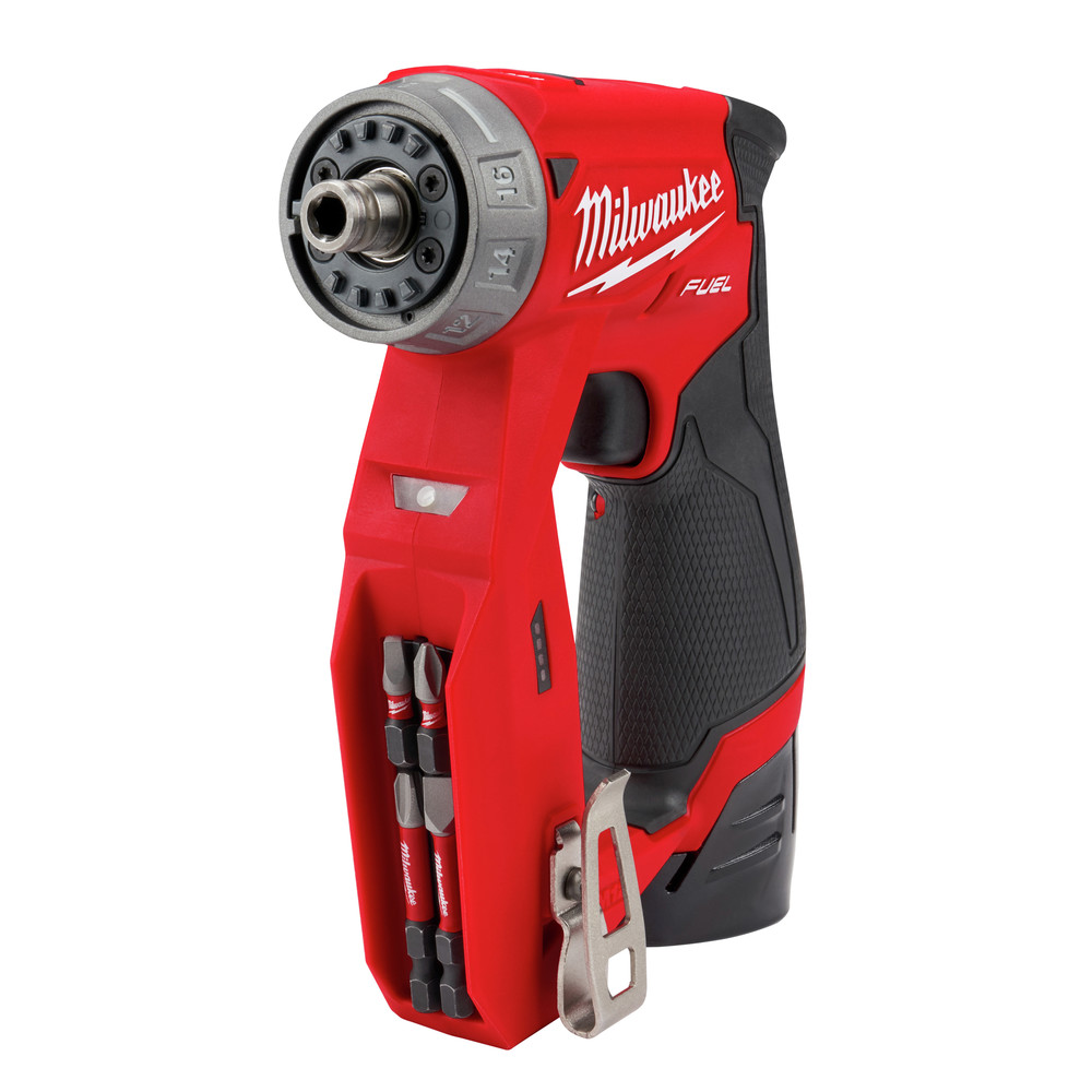 Milwaukee 250522 M12 FUEL LithiumIon 38 in. Cordless Installation Drill Driver Kit (2 Ah