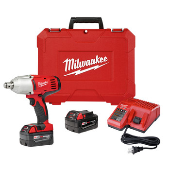 Milwaukee 2664-22 M18 18V Cordless 3/4 in. Lithium-Ion Impact Wrench Milwaukee 2664-22 M18 18V Cordless 3/4 in. Lithium-Ion Impact Wrench