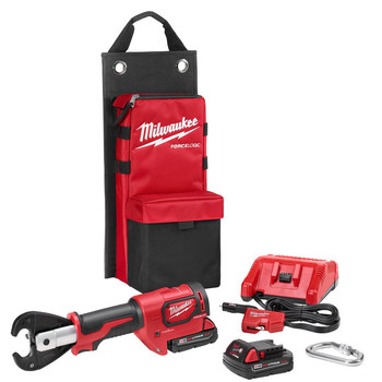 Milwaukee 2678-22 M18 Force Logic 18V 2.0 Ah Cordless Lithium-Ion 6T Utility Crimper Kit with D3 in.Snub Nose in. Groves Milwaukee 2678-22 M18 Force Logic 18V 2.0 Ah Cordless Lithium-Ion 6T Utility Crimper Kit with D3 in.Snub Nose in. Groves