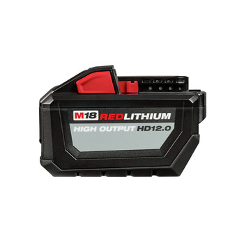 Milwaukee 48-11-1812 M18 REDLITHIUM HIGH OUTPUT HD 12 Ah Lithium-Ion Battery Milwaukee 48-11-1812 M18 REDLITHIUM HIGH OUTPUT HD 12 Ah Lithium-Ion Battery