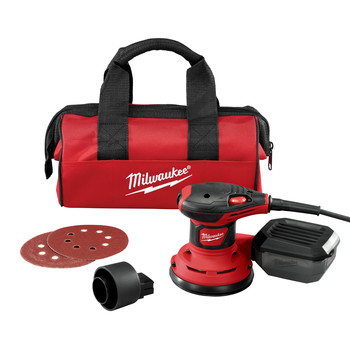 Milwaukee 6034-21 5 in. Random Orbit Palm Sander With Dust Bag Milwaukee 6034-21 5 in. Random Orbit Palm Sander With Dust Bag