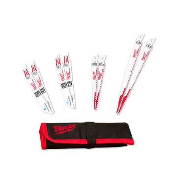Milwaukee 49-22-0240 8-Piece Sawzall Reciprocating Saw Blade Set Milwaukee 49-22-0240 8-Piece Sawzall Reciprocating Saw Blade Set