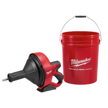 Milwaukee 2571-20 12V Cordless Li-Ion Drain Snake with Bucket (Tool Only) Milwaukee 2571-20 12V Cordless Li-Ion Drain Snake with Bucket (Tool Only)