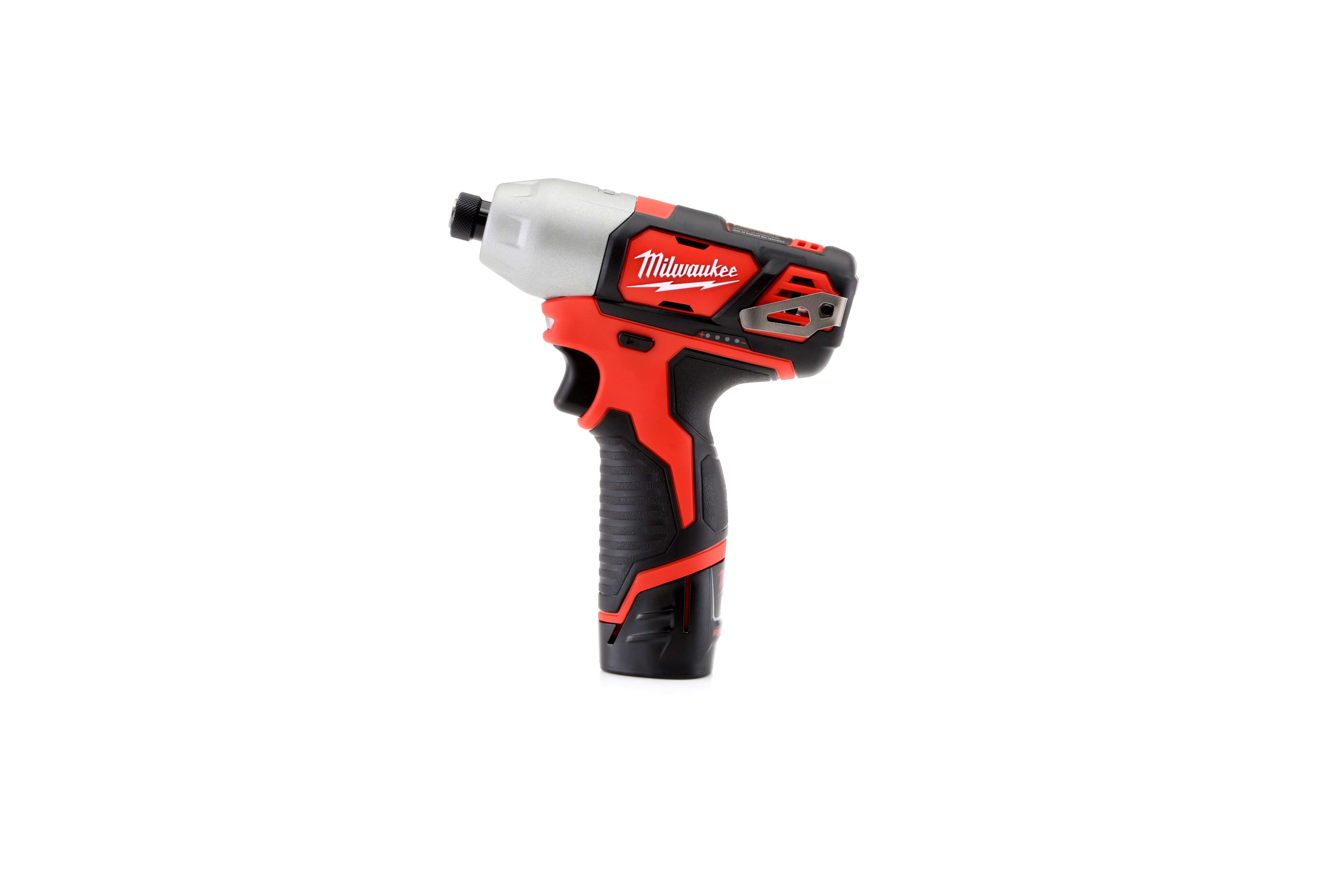 Milwaukee 2462-22 M12 12V Cordless Lithium-Ion 1/4 in. Hex Impact Driver Kit