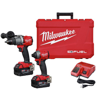 Factory Reconditioned Milwaukee 2997-82 M18 FUEL 2-Tool Hammer Drill/Impact Driver Combo Kit Factory Reconditioned Milwaukee 2997-82 M18 FUEL 2-Tool Hammer Drill/Impact Driver Combo Kit