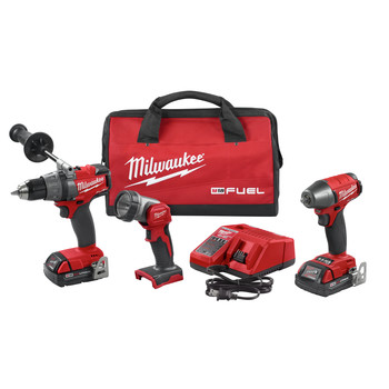 Milwaukee 2891-23 M18 FUEL PowerState Brushless 3-Piece Combo Kit Milwaukee 2891-23 M18 FUEL PowerState Brushless 3-Piece Combo Kit