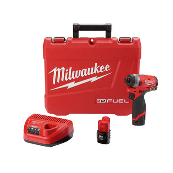 Milwaukee 2553-22 M12 FUEL 1/4 in. Hex Impact Driver Kit Milwaukee 2553-22 M12 FUEL 1/4 in. Hex Impact Driver Kit