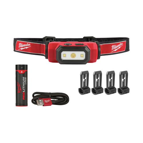 Milwaukee 2111 21 USB Rechargeable Hard Hat Headlamp Milwaukee 2111 21 USB Rechargeable Hard Hat Headlamp