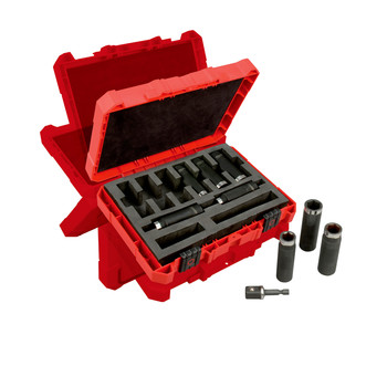 Milwaukee 49-66-4484 9-Piece Shockwave Deep Well Socket Set Milwaukee 49-66-4484 9-Piece Shockwave Deep Well Socket Set