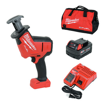 Milwaukee 2719-21 M18 FUEL Brushless Lithium-Ion Cordless Hackzall Reciprocating Saw Kit (5 Ah)