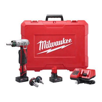 Milwaukee 2432-22XC M12 ProPEX Li-Ion Expansion Tool Kit with 2 XC Batteries Milwaukee 2432-22XC M12 ProPEX Li-Ion Expansion Tool Kit with 2 XC Batteries