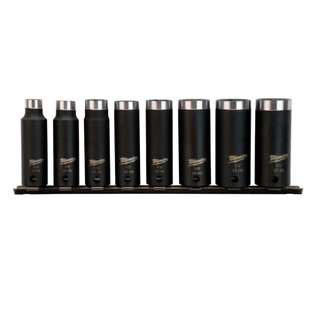 Milwaukee 49-66-4419 3/8 in. Shockwave 8-Piece Drive Deep Well Impact Socket Set Milwaukee 49-66-4419 3/8 in. Shockwave 8-Piece Drive Deep Well Impact Socket Set