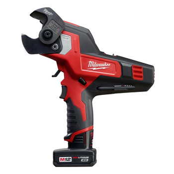 Milwaukee 2472-21XC M12 12V Cordless Lithium-Ion 600 MCM Cable Cutter Kit with XC Battery Milwaukee 2472-21XC M12 12V Cordless Lithium-Ion 600 MCM Cable Cutter Kit with XC Battery