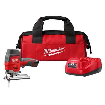 Milwaukee 2445-21 M12 12V Cordless Lithium-Ion High Performance Hybrid Grip Jig Saw Milwaukee 2445-21 M12 12V Cordless Lithium-Ion High Performance Hybrid Grip Jig Saw