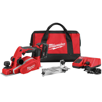 Milwaukee 2623-21 M18 Lithium-Ion 3-1/4 in. Planer Kit Milwaukee 2623-21 M18 Lithium-Ion 3-1/4 in. Planer Kit