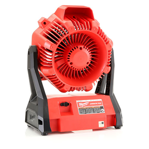 Milwaukee 088620 M18 18V Portable Jobsite Fan with AC Adapter (Tool