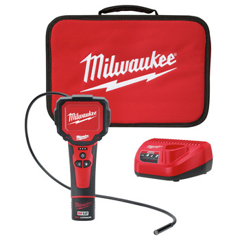 Milwaukee 2313-21 M12 Lithium-Ion M-SPECTOR 360 Rotating Digital Inspection Camera with 3 ft. Cable Milwaukee 2313-21 M12 Lithium-Ion M-SPECTOR 360 Rotating Digital Inspection Camera with 3 ft. Cable