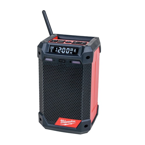 Milwaukee 2951 20 M12 Lithium Ion Cordless Jobsite Radio Bluetooth Speaker With Built In Charger Tool Only Cpo Milwaukee