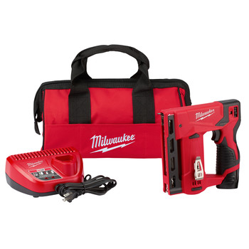 Milwaukee 2447-21 M12 3/8 in. Crown Stapler Kit Milwaukee 2447-21 M12 3/8 in. Crown Stapler Kit